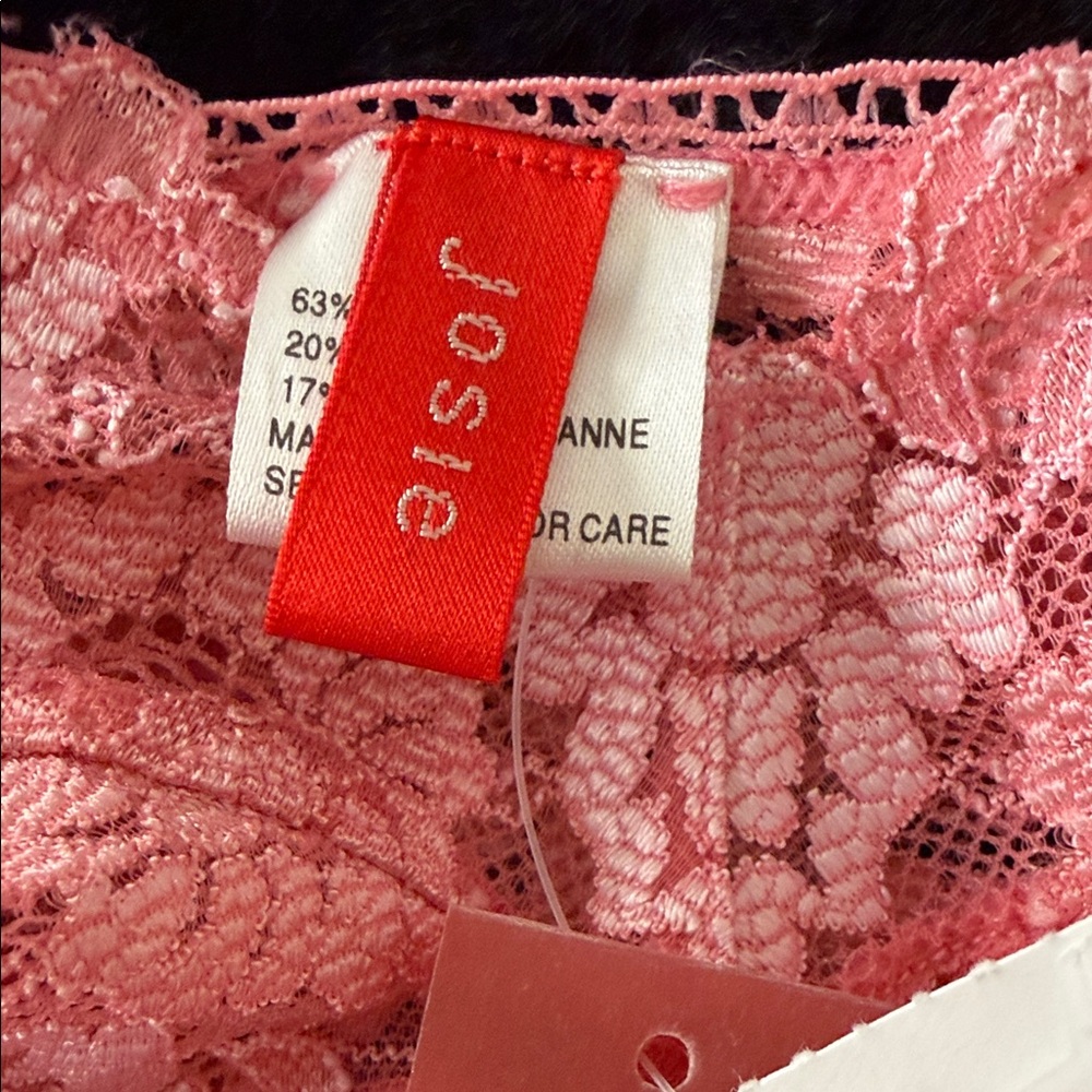 Anthropologie Josie Flower Shower Allocer Bralette and Short Set - Pink - Picture 3 of 6